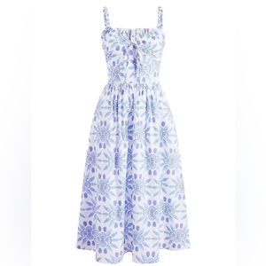 NWT Hill House Juliana in Blue Shell Mosaic